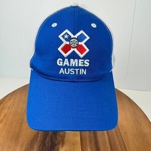 X Games‎ Hat Cap Skate BMX Austin 2014 Cap Circuit of Americas Blue White